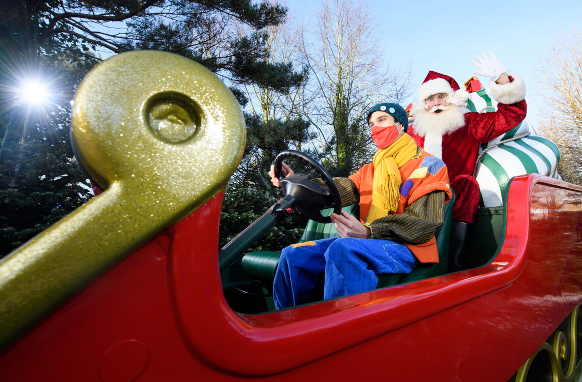 Father Christmas arrives at LEGOLAND Windsor for 2020